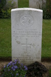 Gordon Dump Cemetery Ovillers-La Boisselle - Colquhoun, J