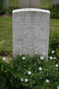 Gordon Dump Cemetery Ovillers-La Boisselle - Cook, Harry