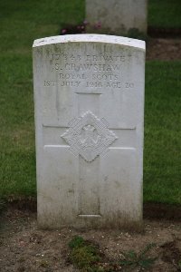 Gordon Dump Cemetery Ovillers-La Boisselle - Crawshaw, S