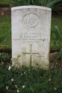 Gordon Dump Cemetery Ovillers-La Boisselle - Docharty, D