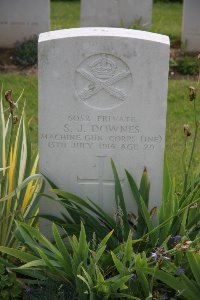 Gordon Dump Cemetery Ovillers-La Boisselle - Downes, Solomon John