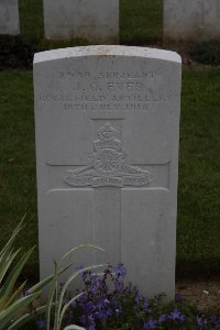 Gordon Dump Cemetery Ovillers-La Boisselle - Eves, J C