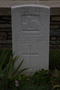 Gordon Dump Cemetery Ovillers-La Boisselle - Fleshbourne, George Edwin