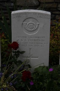 Gordon Dump Cemetery Ovillers-La Boisselle - Fountain, John Alfred Arnott