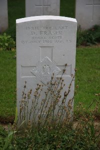 Gordon Dump Cemetery Ovillers-La Boisselle - Fraser, D