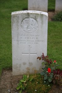 Gordon Dump Cemetery Ovillers-La Boisselle - Frater, R