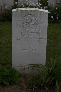 Gordon Dump Cemetery Ovillers-La Boisselle - Gardner, Fred