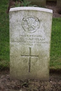 Gordon Dump Cemetery Ovillers-La Boisselle - Garnham, E W