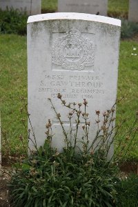 Gordon Dump Cemetery Ovillers-La Boisselle - Gawthroup, S