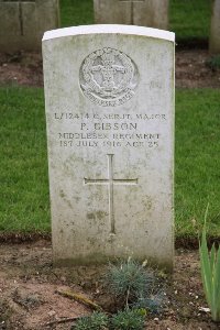 Gordon Dump Cemetery Ovillers-La Boisselle - Gibson, P