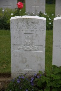 Gordon Dump Cemetery Ovillers-La Boisselle - Goff, E