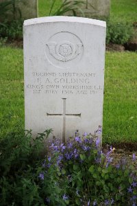 Gordon Dump Cemetery Ovillers-La Boisselle - Golding, Frank Alfred