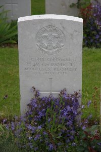 Gordon Dump Cemetery Ovillers-La Boisselle - Grimmett, H W