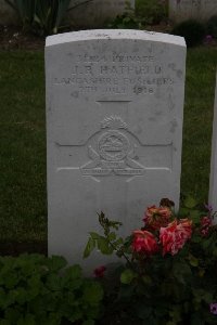 Gordon Dump Cemetery Ovillers-La Boisselle - Hatfield, J R