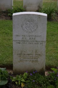 Gordon Dump Cemetery Ovillers-La Boisselle - Hay, James Lyle