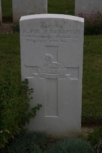 Gordon Dump Cemetery Ovillers-La Boisselle - Herapath, R F R B