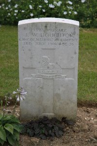 Gordon Dump Cemetery Ovillers-La Boisselle - Houghton, John William