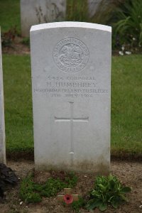 Gordon Dump Cemetery Ovillers-La Boisselle - Humphrey, H