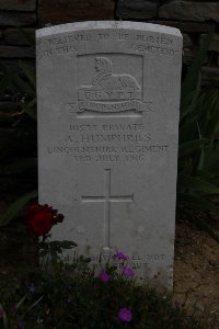 Gordon Dump Cemetery Ovillers-La Boisselle - Humphries, A