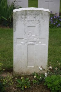 Gordon Dump Cemetery Ovillers-La Boisselle - Hunter, G E