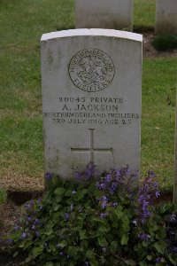 Gordon Dump Cemetery Ovillers-La Boisselle - Jackson, Albert