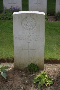 Gordon Dump Cemetery Ovillers-La Boisselle - Johnson, David