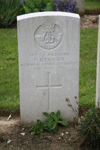 Gordon Dump Cemetery Ovillers-La Boisselle - Keenan, P