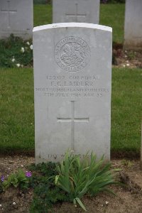 Gordon Dump Cemetery Ovillers-La Boisselle - Laidler, Frederick Charles