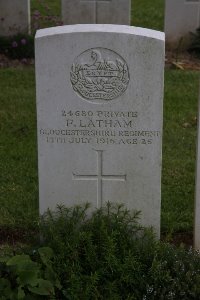 Gordon Dump Cemetery Ovillers-La Boisselle - Latham, Frederick