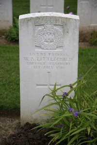 Gordon Dump Cemetery Ovillers-La Boisselle - Littlechild, W A