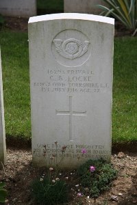 Gordon Dump Cemetery Ovillers-La Boisselle - Locke, C A