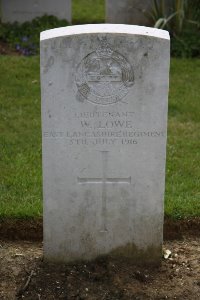 Gordon Dump Cemetery Ovillers-La Boisselle - Lowe, W