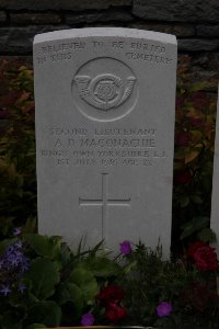 Gordon Dump Cemetery Ovillers-La Boisselle - MacOnachie, Arthur Delano