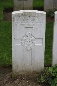 Gordon Dump Cemetery Ovillers-La Boisselle - Major, A E