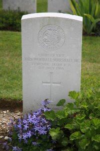 Gordon Dump Cemetery Ovillers-La Boisselle - Marshall, John Woodall