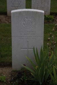 Gordon Dump Cemetery Ovillers-La Boisselle - Mason, A