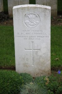 Gordon Dump Cemetery Ovillers-La Boisselle - McConnell, R H