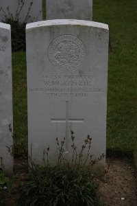 Gordon Dump Cemetery Ovillers-La Boisselle - McKenzie, William