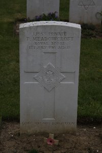 Gordon Dump Cemetery Ovillers-La Boisselle - Meadowcroft, Fred