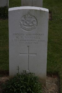 Gordon Dump Cemetery Ovillers-La Boisselle - Moores, Henry Eustace