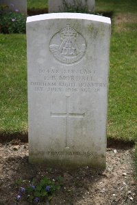 Gordon Dump Cemetery Ovillers-La Boisselle - Mordall, T B