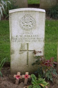 Gordon Dump Cemetery Ovillers-La Boisselle - Mullins, R W