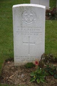 Gordon Dump Cemetery Ovillers-La Boisselle - Paxton, A F C