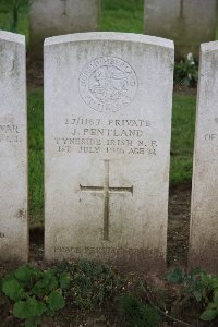 Gordon Dump Cemetery Ovillers-La Boisselle - Pentland, Joseph