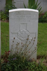 Gordon Dump Cemetery Ovillers-La Boisselle - Potter, W