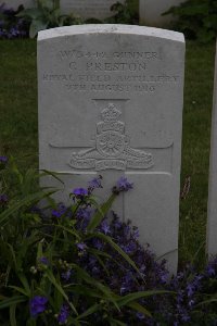 Gordon Dump Cemetery Ovillers-La Boisselle - Preston, C