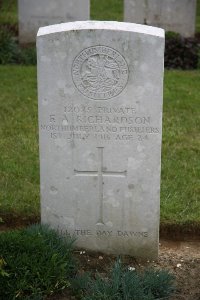 Gordon Dump Cemetery Ovillers-La Boisselle - Richardson, Frederick Albert