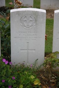 Gordon Dump Cemetery Ovillers-La Boisselle - Riley, C H