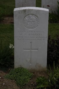 Gordon Dump Cemetery Ovillers-La Boisselle - Roberts, Walter George