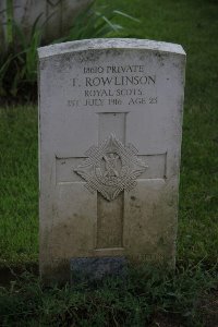 Gordon Dump Cemetery Ovillers-La Boisselle - Rowlinson, Tom